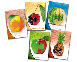 Тетрадка Puzzle Fruits А4, 42 листа